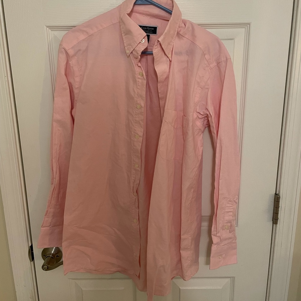 Men’s pink Club Room Dress Shirt